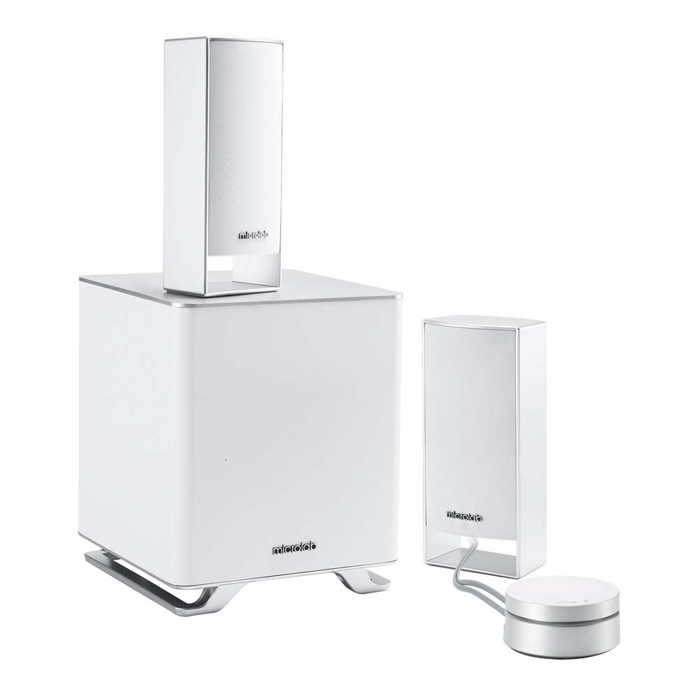 BLUETOOTH SPEAKER (ลำโพงบลูทูธ) MICROLAB M-600BT (WHITE)