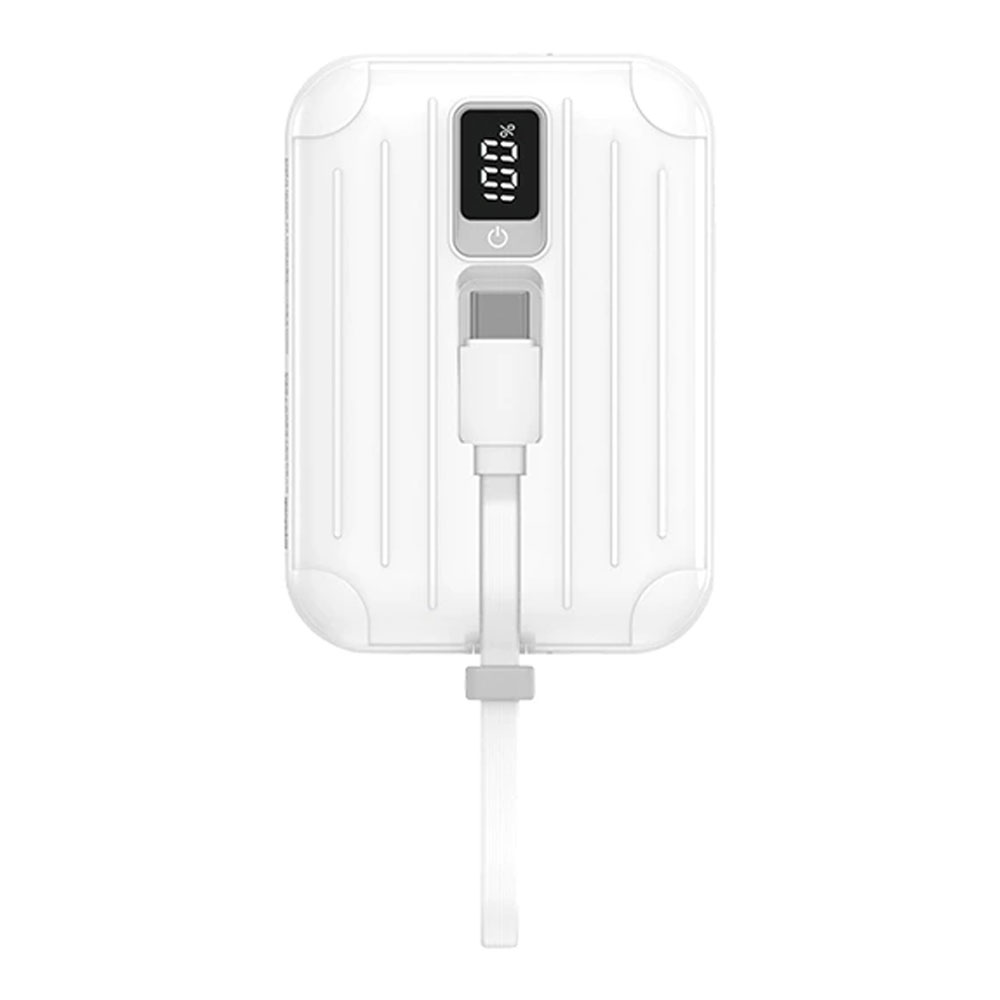 POWER BANK (พาวเวอร์แบงค์) PISEN TS-D326-WHT PWB 10KMAH C PD3.0 22.5W + C/LTG CABLE (TS-D326-WHT)