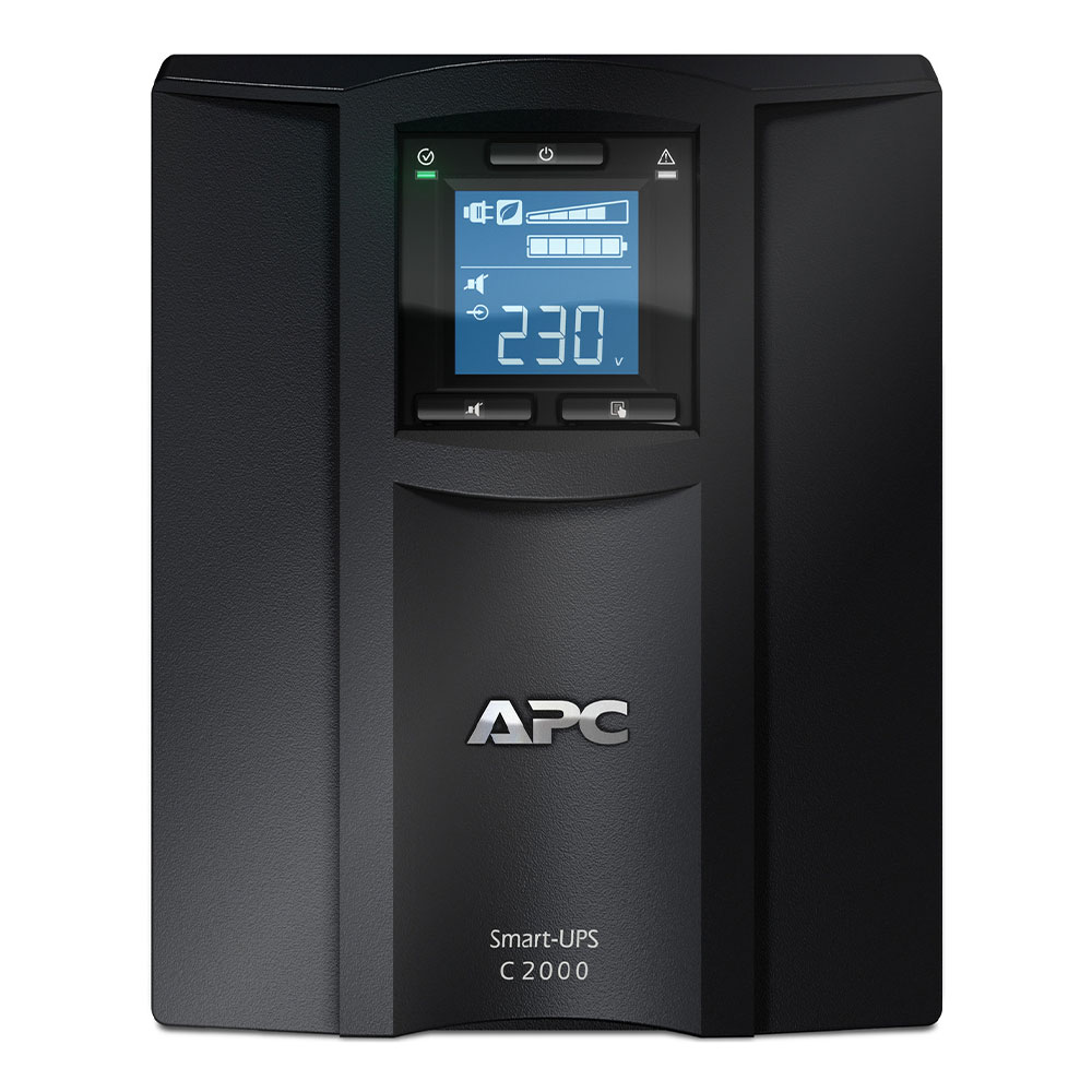 UPS (เครื่องสำรองไฟฟ้า) APC SMART SMC LCD 2000VA/1300W (SMC2000I)