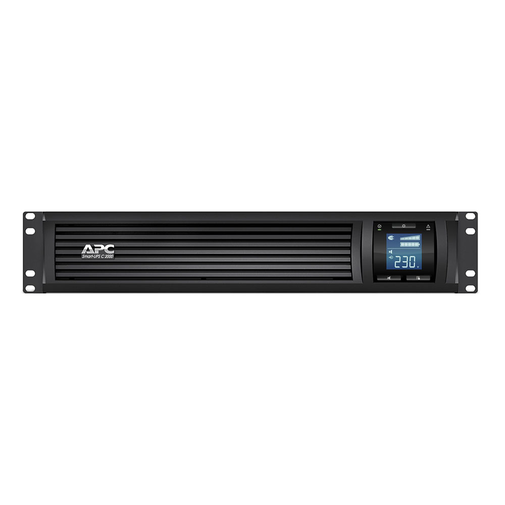 UPS (เครื่องสำรองไฟฟ้า) APC SMART-UPS C LINE INTERACTIVE 2000VA (2000 VA/1300 WATT) (SMC2000I-2U)