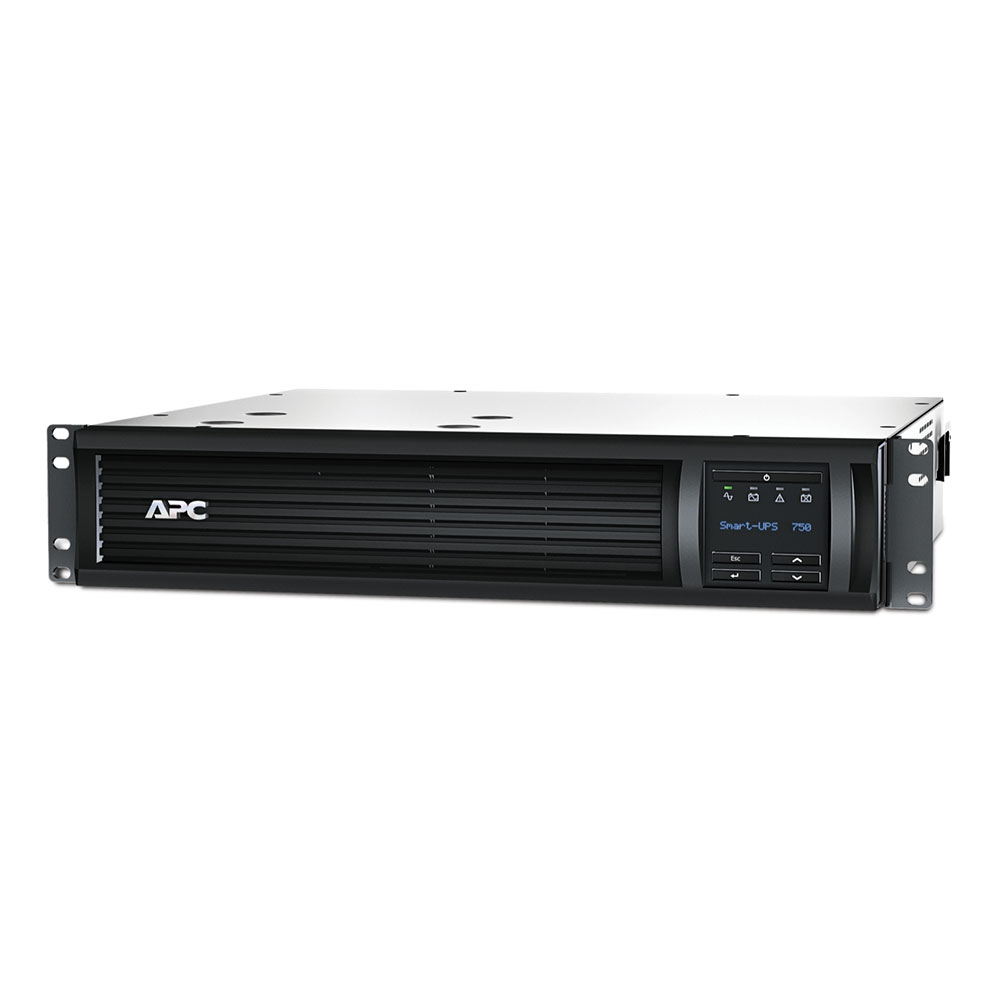UPS (เครื่องสำรองไฟฟ้า) APC SMART SMT LCD RM 2U 230V 750VA/500W WITH SMART CONNECT (SMT750RMI2UC)