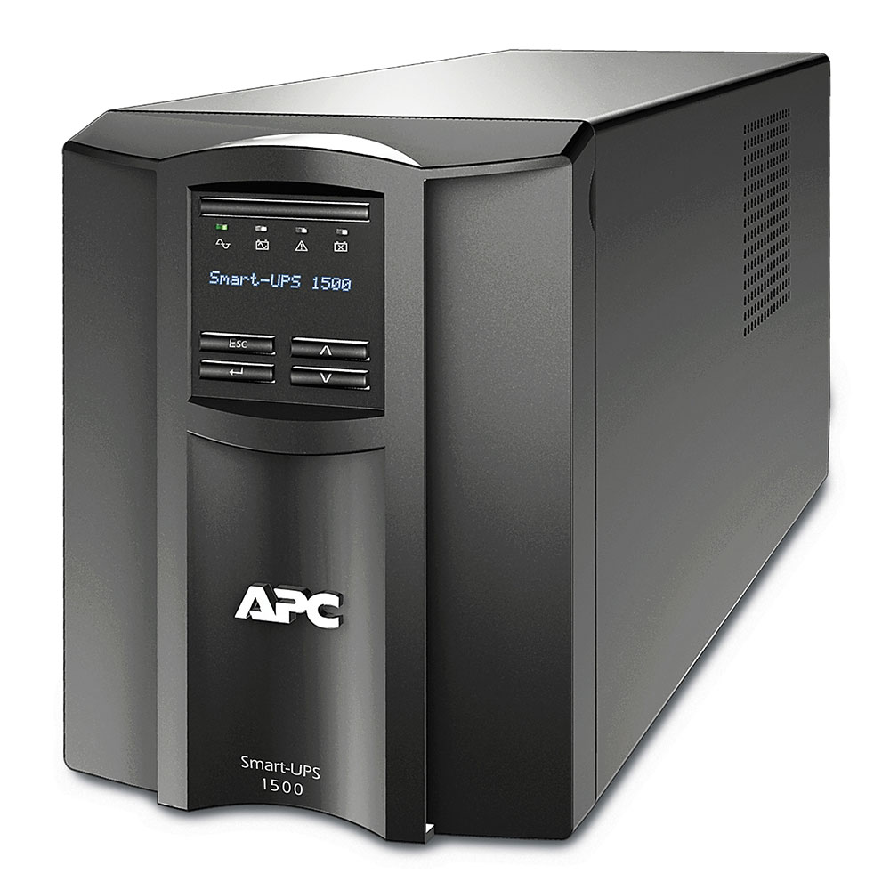 UPS (เครื่องสำรองไฟฟ้า) APC SMART SMC LCD RM 2U 230V 1500VA/1000W WITH SMART CONNECT (SMT1500IC)
