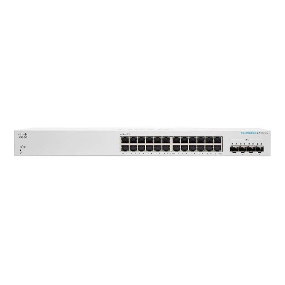 SWITCH (สวิตซ์) CISCO CBS220 SMART 24-PORT GE 4X1G SFP (CBS220-24T-4G-EU)