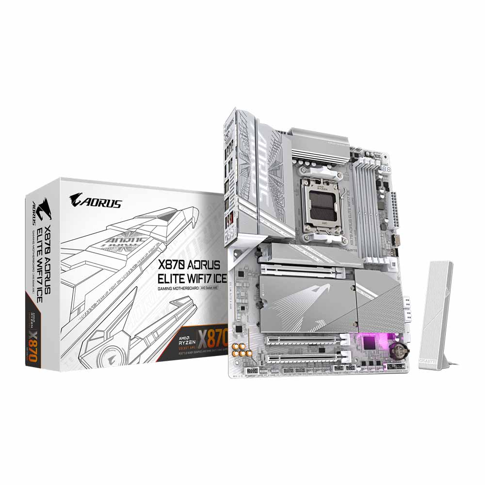 Gigabyte X870 Aorus Elite WiFi7 Ice DDR5 ATX