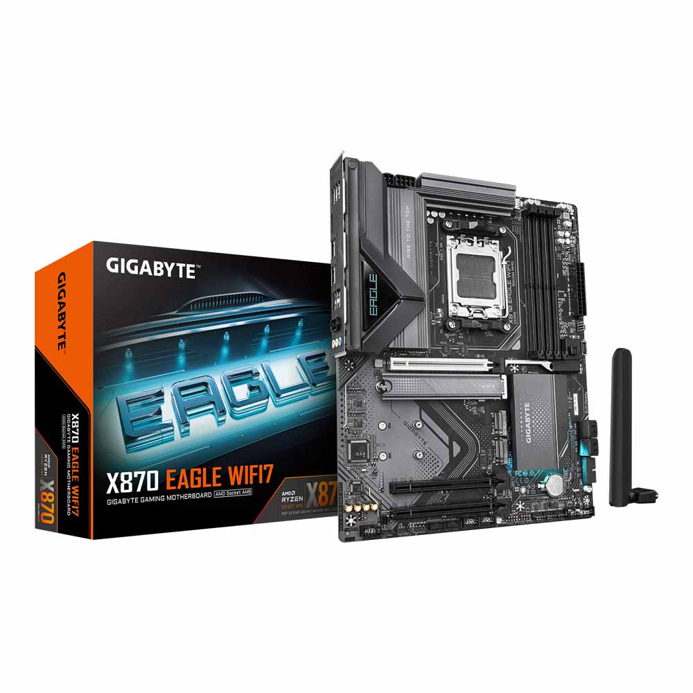 MAINBOARD (เมนบอร์ด) GIGABYTE X870 EAGLE WIFI7 (REV. 1.1) - AMD SOCKET AM5 DDR5 ATX