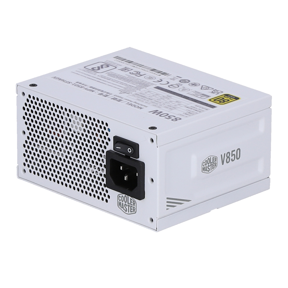 POWER SUPPLY (อุปกรณ์จ่ายไฟ) COOLER MASTER V SFX GOLD 850W ATX 3.1 WHITE EDITION - 850W 80 PLUS GOLD SFX (MPY-8501-SFHAGV-3EWE)