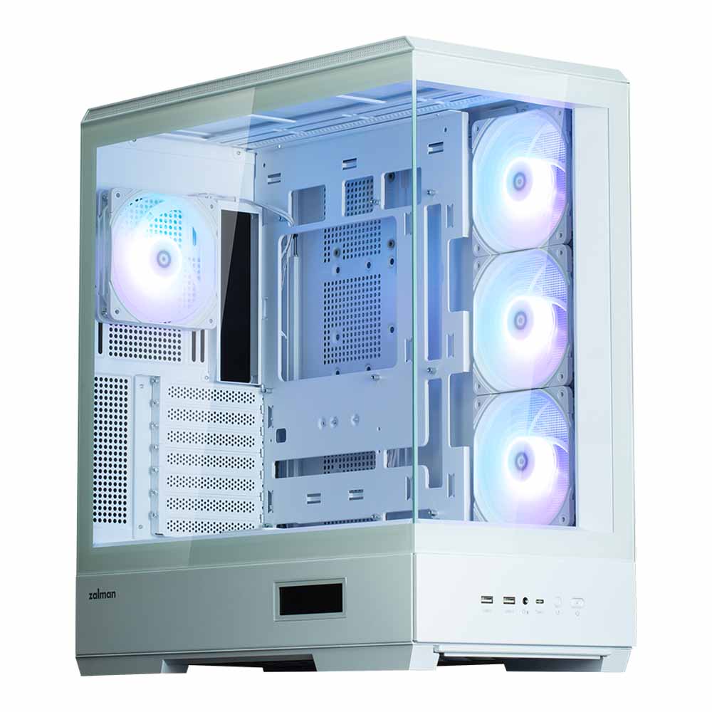 CASE (เคส) ZALMAN P50 DS (WHITE) (ATX)