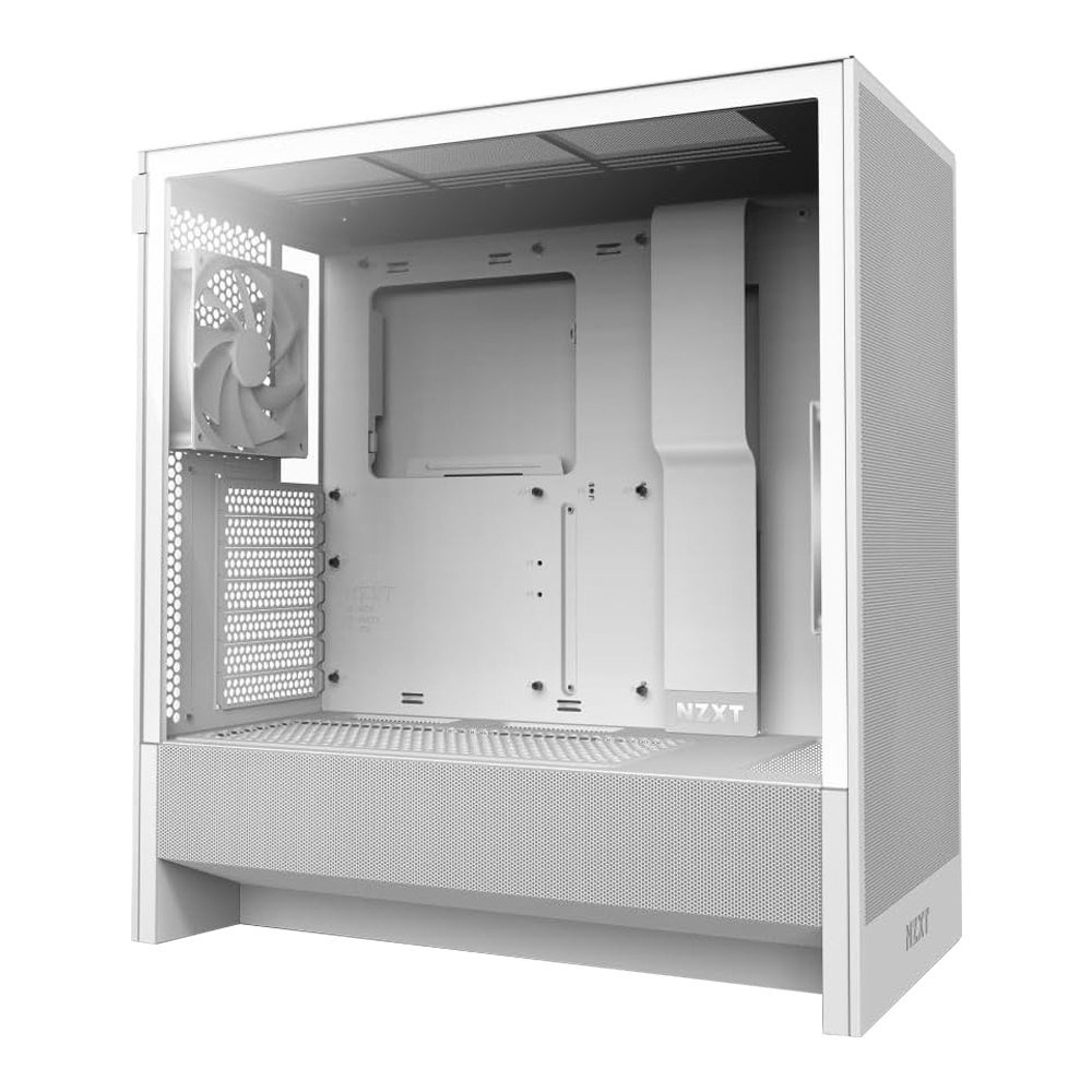 CASE (เคส) NZXT H5 FLOW 2024 (WHITE) (E-ATX) (CC-H52FW-01)