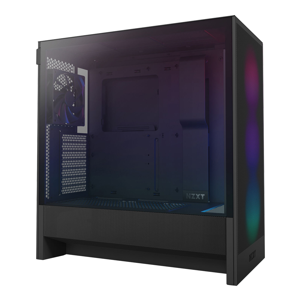 CASE (เคส) NZXT H5 FLOW RGB 2024 (BLACK) (E-ATX) (CC-H52FB-R1)