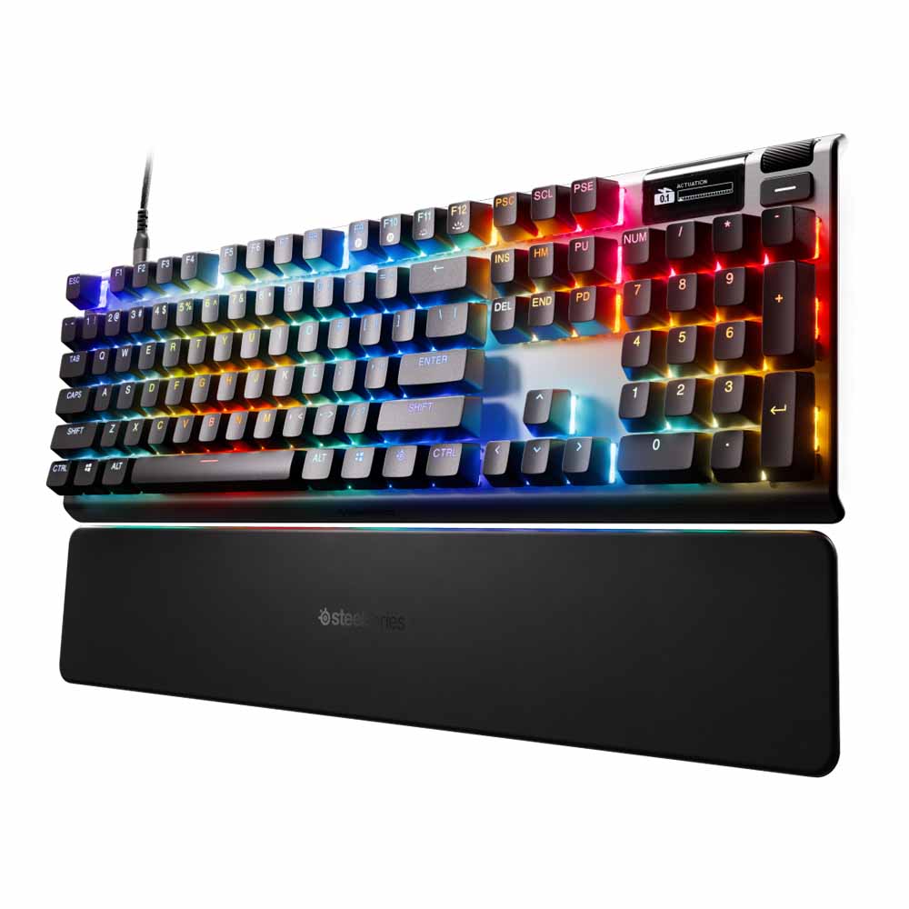 KEYBOARD (คีย์บอร์ด) STEELSERIES APEX PRO GEN 3 (BLACK) (OMNIPOINT 3.0 SWITCH RGB EN)