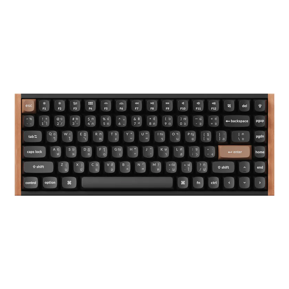 KEYBOARD (คีย์บอร์ด) KEYCHRON K2 HE SPECIAL EDITION (BLACK) (QMK) (GATERON DOUBLE-RAIL MAGNETIC SWITCH RGB EN/TH) (K2H-F1-TH)