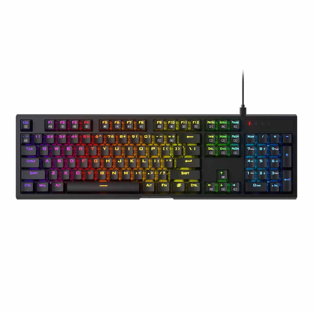 KEYBOARD (คีย์บอร์ด) REDRAGON ARGO K670 (BLACK) (RED SWITCH RGB EN/TH)