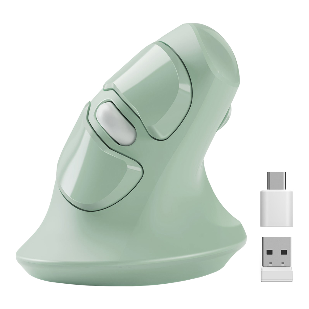 WIRELESS MOUSE (เมาส์ไร้สาย) MICROPACK MP-V03W (GREEN) (MP-V03W-GN)