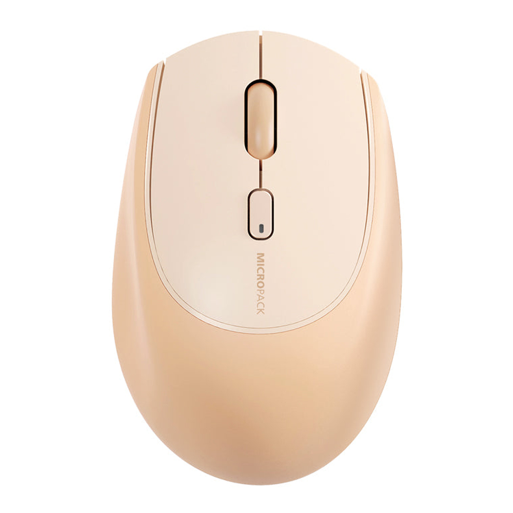 WIRELESS MOUSE (เมาส์ไร้สาย) MICROPACK MS-201W (CREAM)