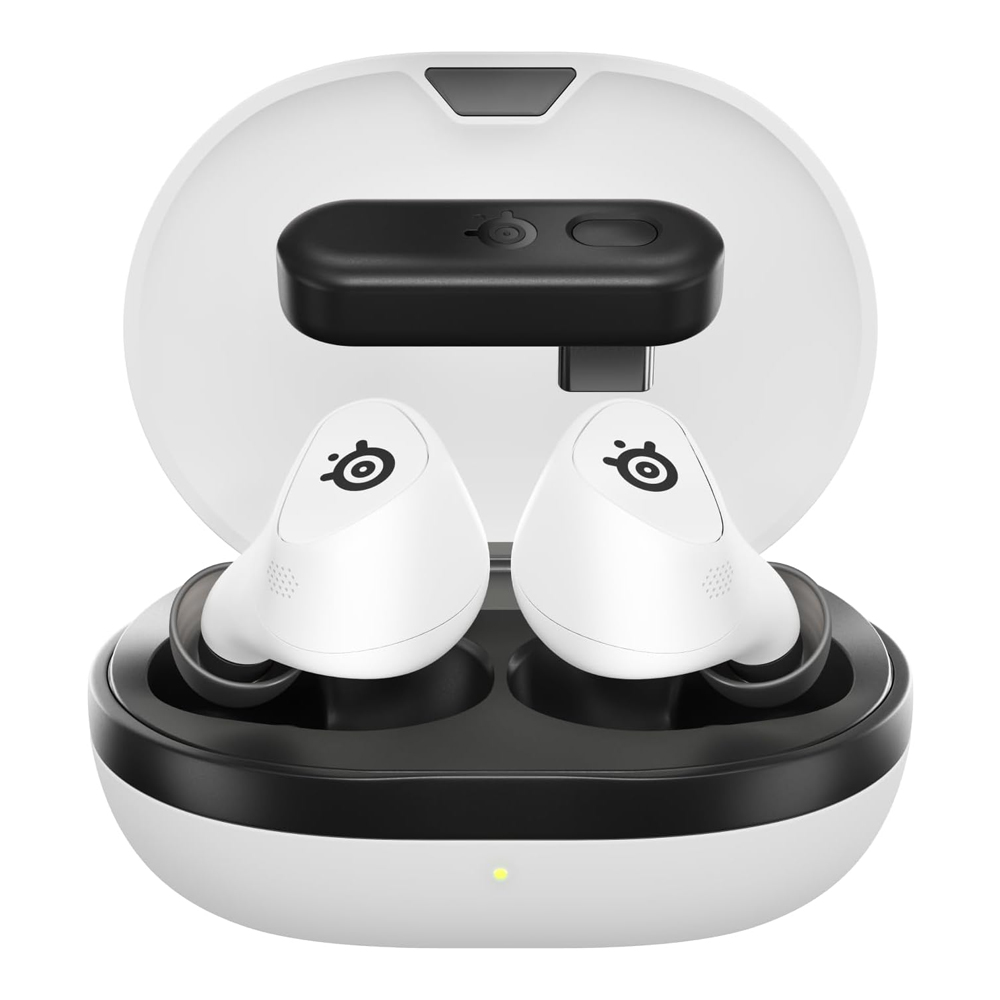 TRUE WIRELESS HEADPHONE (หูฟังทรูไวร์เลส) STEELSERIES ARCTIS GAMEBUDS - FOR PLAYSTATION WHITE