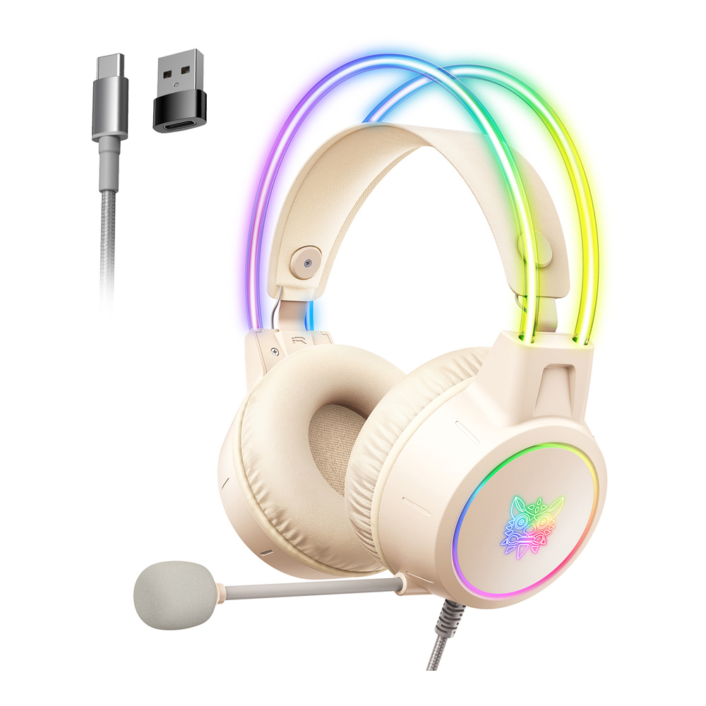 HEADSET (หูฟัง) ONIKUMA X15 PRO (IVORY)