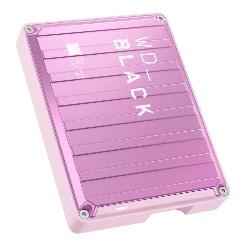 6 TB PORTABLE HDD (ฮาร์ดดิสก์พกพา) WD BLACK P10 GAME DRIVE (PINK) (WDBZ7D0060BPK)