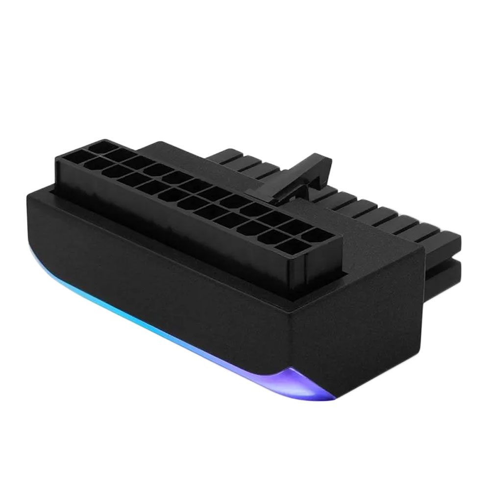 ANGLE ADAPTER (อุปกรณ์ต่อพ่วง) EZDIY-FAB ATX 24 PIN WITH ARGB MODULE (EZDPI161) (BLACK)