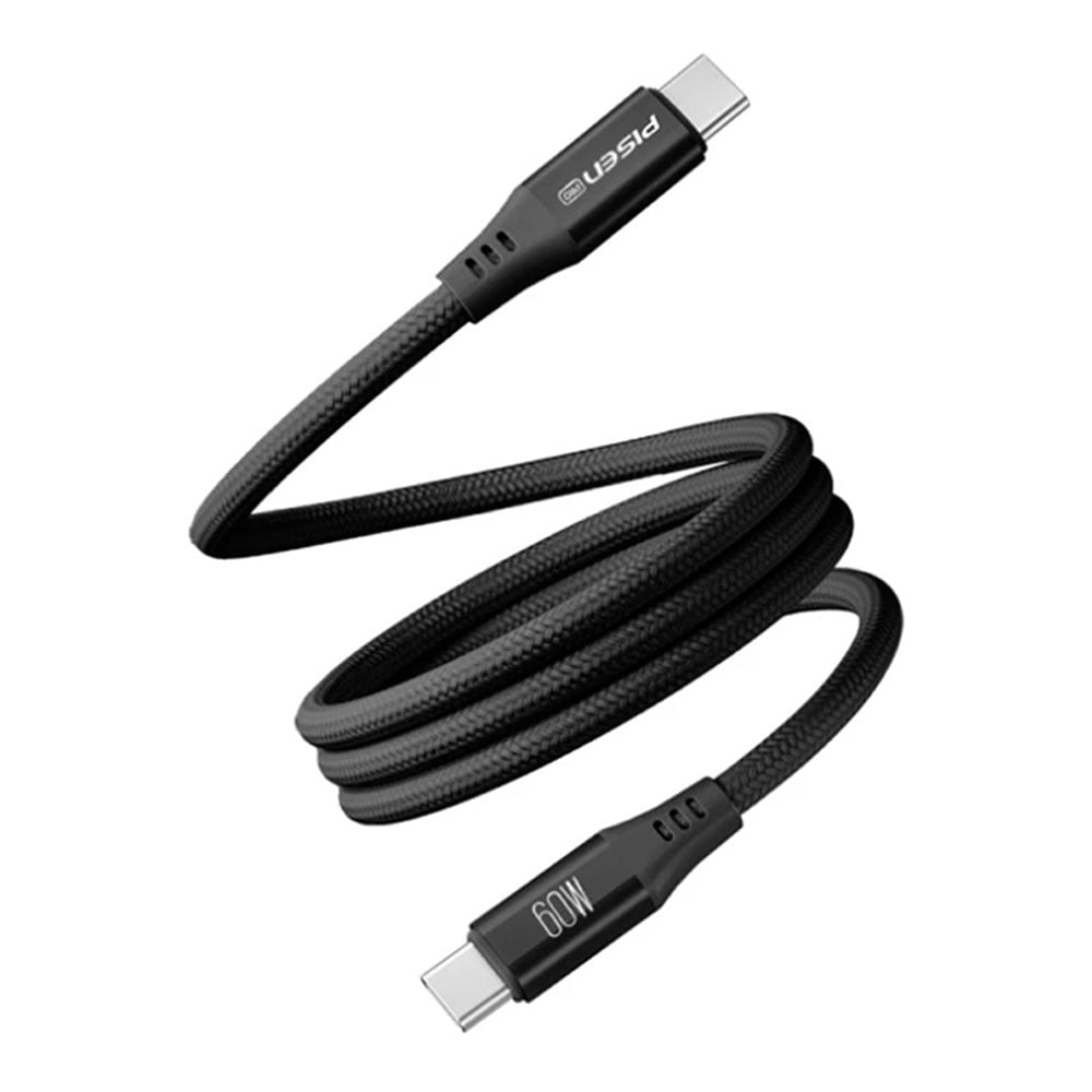CHARGER CABLE (สายชาร์จ) PISEN CC-FC22-1000-BLK MAGIPI MAGLOOP C TO C 60W 1M BLACK (CC-FC22-1000-BLK)