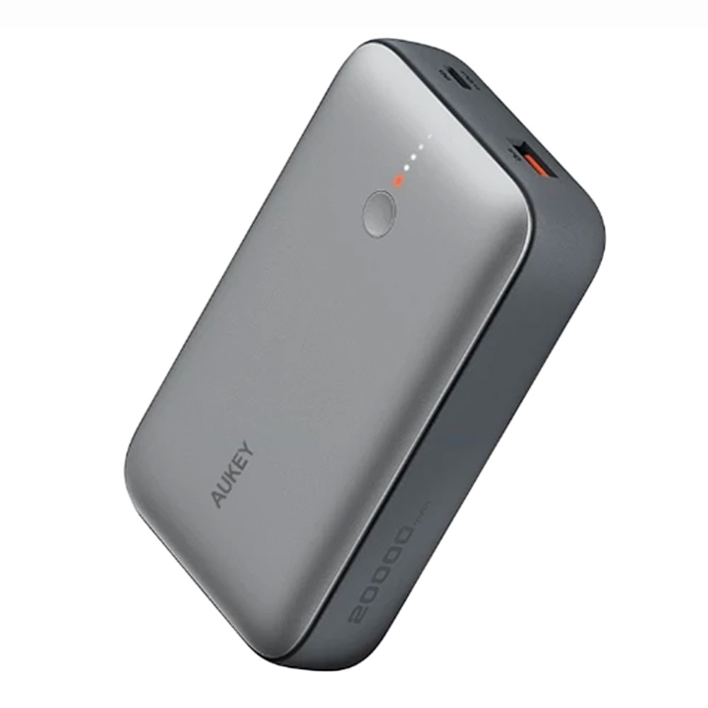 POWER BANK (พาวเวอร์แบงค์) AUKEY SPARK MINI COMPACT FAST CHARGING 20000mAh 20W (PB-Y57) (GRAY)