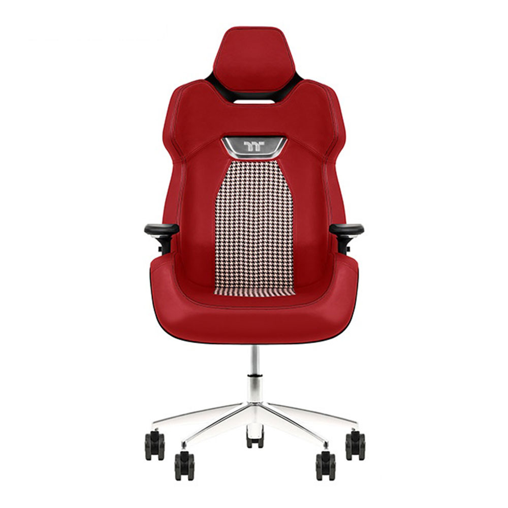 GAMING CHAIR (เก้าอี้เกมมิ่ง) THERMALTAKE ARGENT E700 REAL LEATHER (GGC-ARG-RBLFDL-01) (BLACK HOUNDSTOOTH FABRIC) (สินค้าต้องประกอบก่อนใช้งาน)