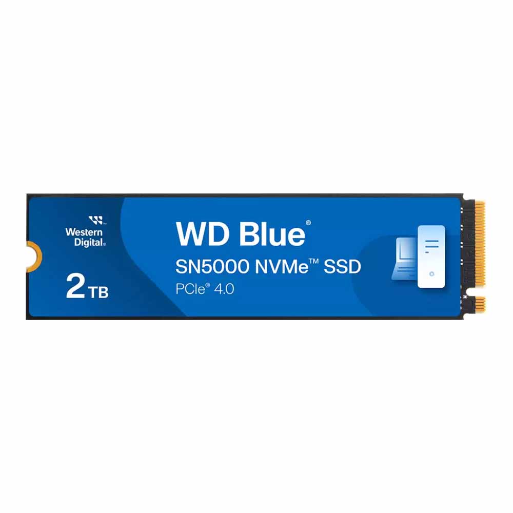 2 TB SSD (เอสเอสดี) WD BLUE SN5000 - PCIe 4x4 NVMe M.2 2280 (WDS200T4B0E)