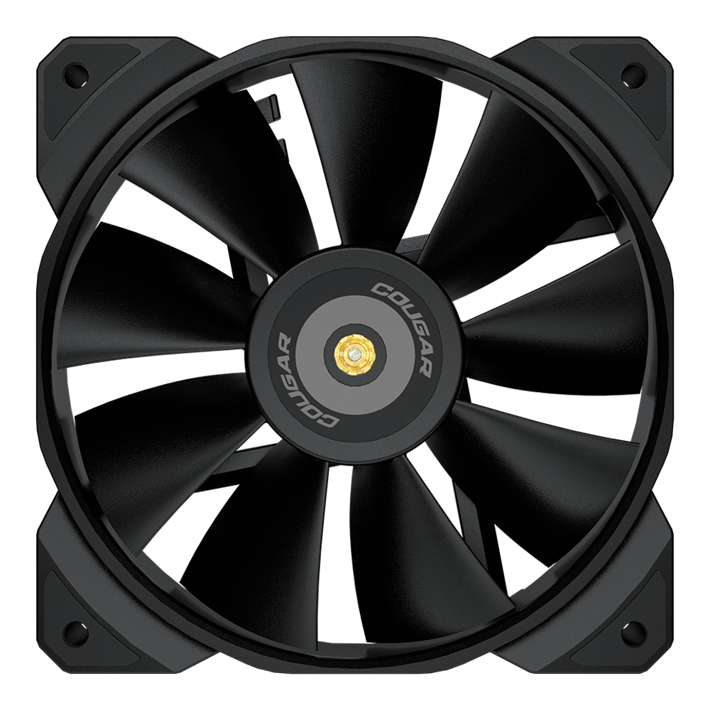 CASE FAN (พัดลมเคส) COUGAR MHP120 (BLACK) (SINGLE PACK)