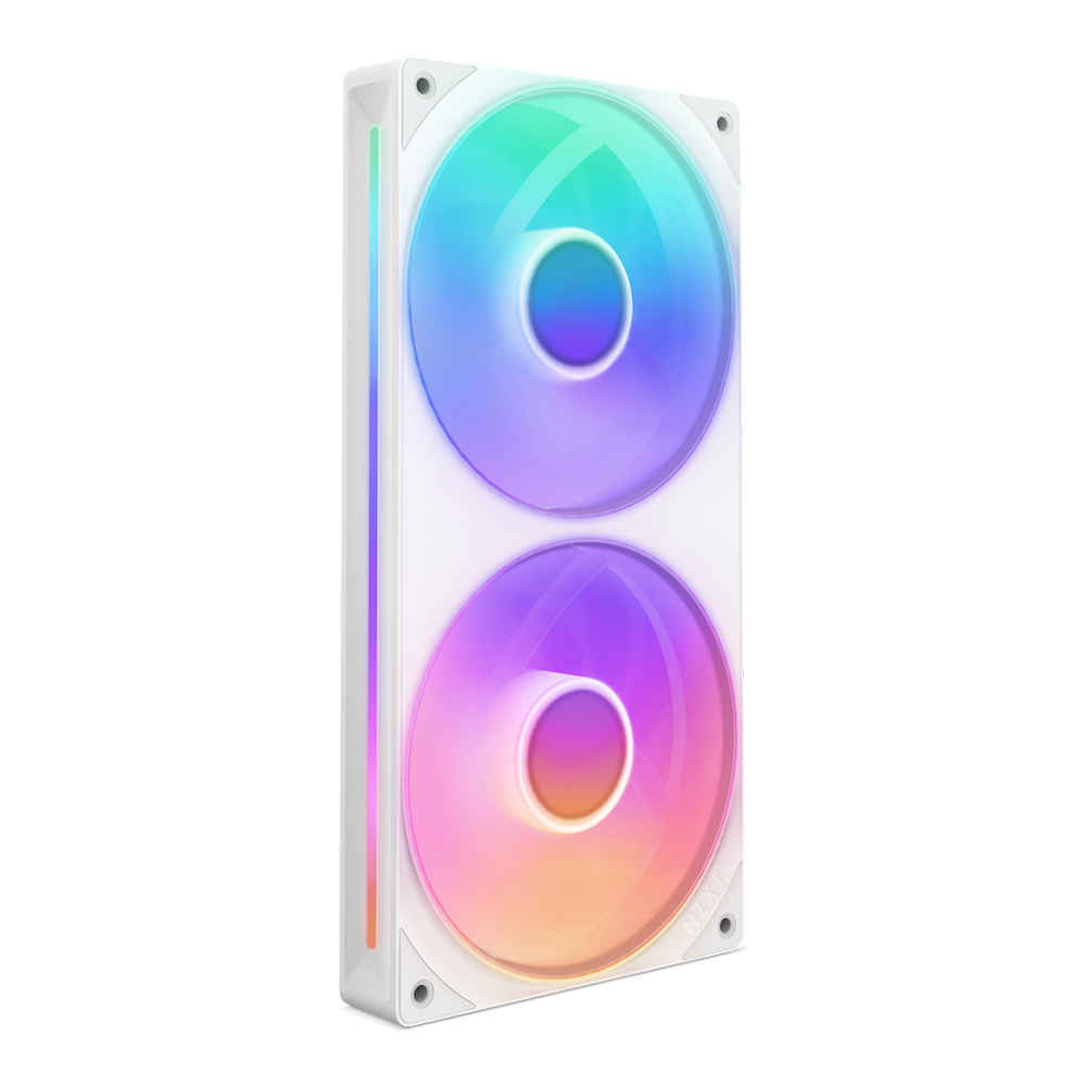 CASE FAN (พัดลมเคส) NZXT F240 RGB CORE (MATTE WHITE)