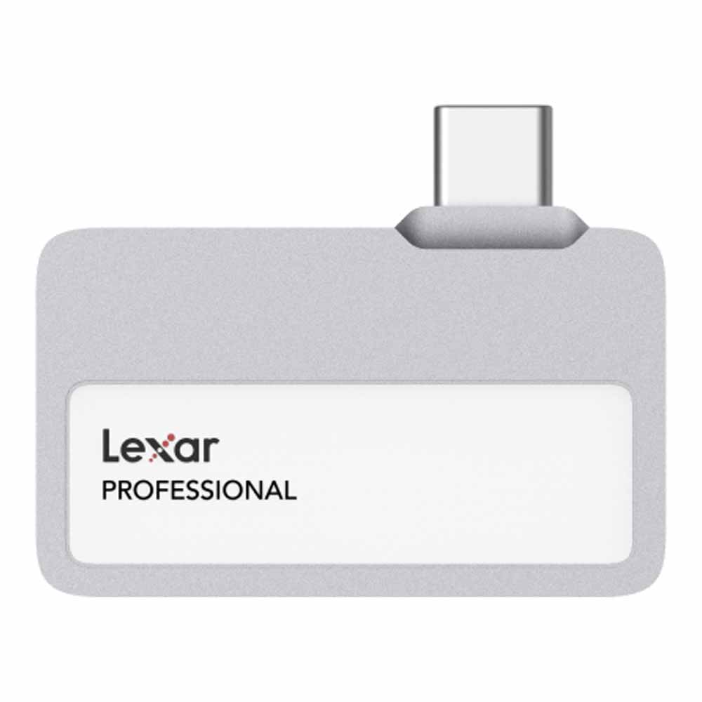 1 TB PORTABLE SSD (เอสเอสดีพกพา) LEXAR PROFESSIONAL GO PORTABLE SSD (SL400) (SILVER) (LSL400X001T-RNSNG)
