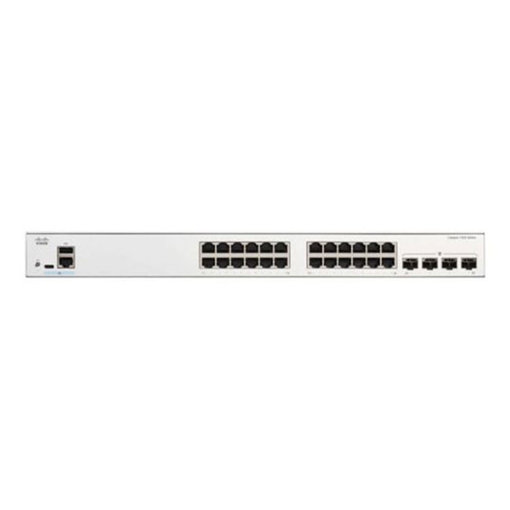 SWITCH (สวิตซ์) CISCO CATALYST 1200 24-PORT GE FULL POE 4X10G SFP+ (C1200-24FP-4X)