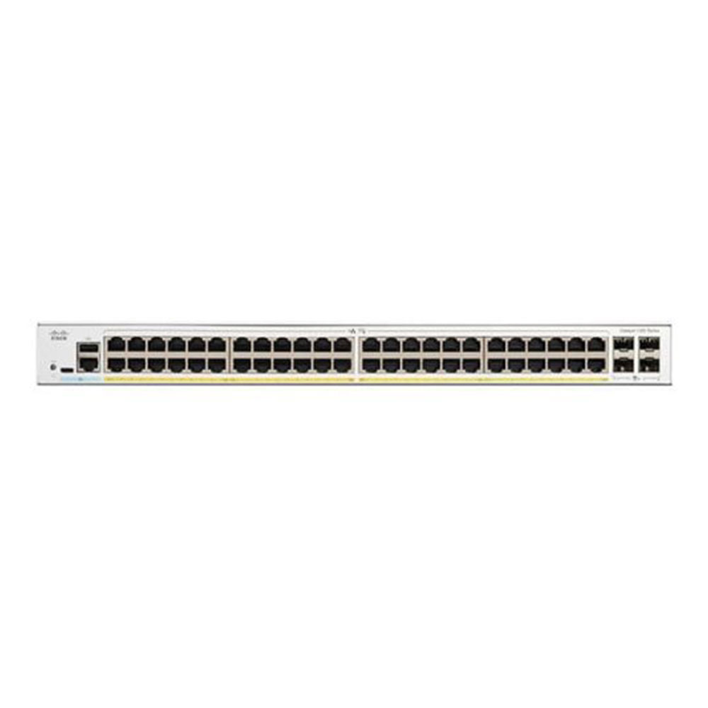 SWITCH (สวิตซ์) CISCO CATALYST 1200 48-PORT GE POE 4X10G SFP+ (C1200-48P-4X)