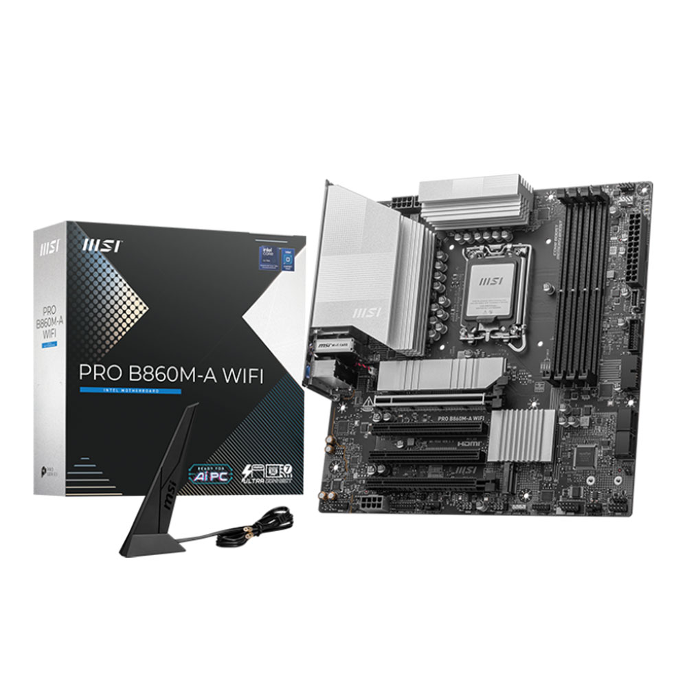 MSI Pro B860M-A WiFi DDR5 Micro-ATX