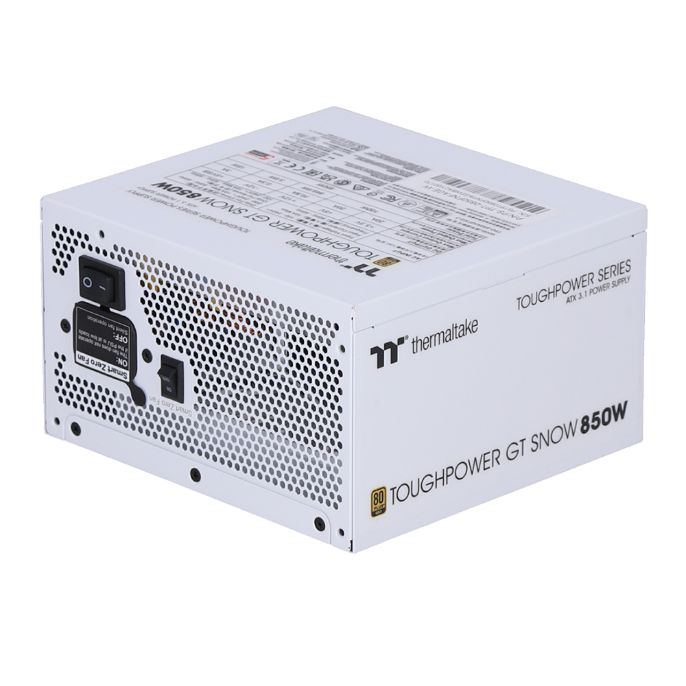 Thermaltake Toughpower GT Snow 850W - 850W 80 PLUS Gold (Version B) (White) (ATX)