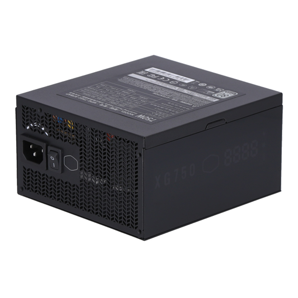 POWER SUPPLY (อุปกรณ์จ่ายไฟ) COOLER MASTER XG750 PLUS PLATINUM - 750W 80 PLUS PLATINUM BLACK ATX (MPG-7501-AFBAP-X)