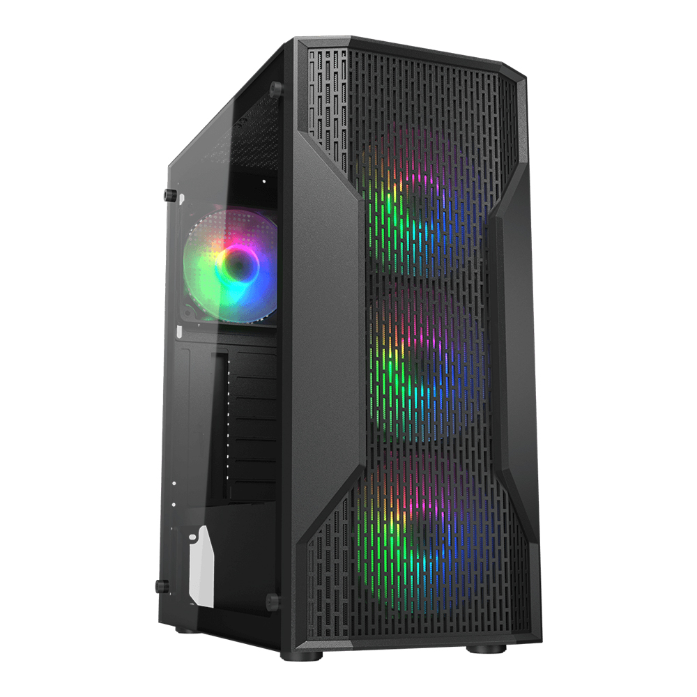 CASE (เคส) COUGAR MX110 RGB (BLACK) (ATX)