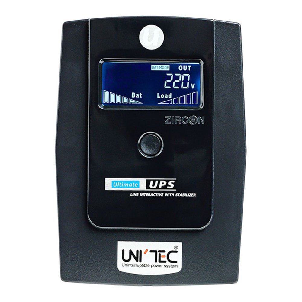 UPS (เครื่องสำรองไฟฟ้า) UNITEC ULTIMATE 1000VA/550W
