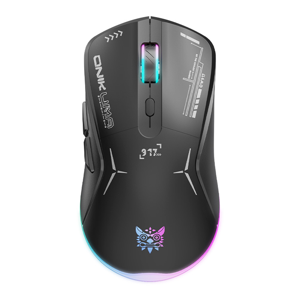 WIRELESS MOUSE (เมาส์ไร้สาย) ONIKUMA OKAMI (BLACK) (CW917)