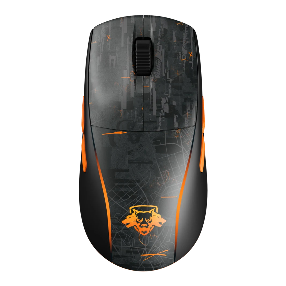 WIRELESS MOUSE (เมาส์ไร้สาย) CORSAIR M75 CALL OF DUTY BLACK OPS 6 EDITION (BLACK-ORANGE) (CH-931D11D-NA)