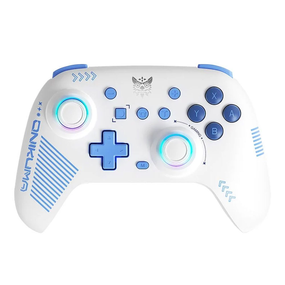 WIRELESS CONTROLLER (คอนโทรลเลอร์ไร้สาย) ONIKUMA IRUKA TRI-MODE GAMING WIRELESS (WHITE)