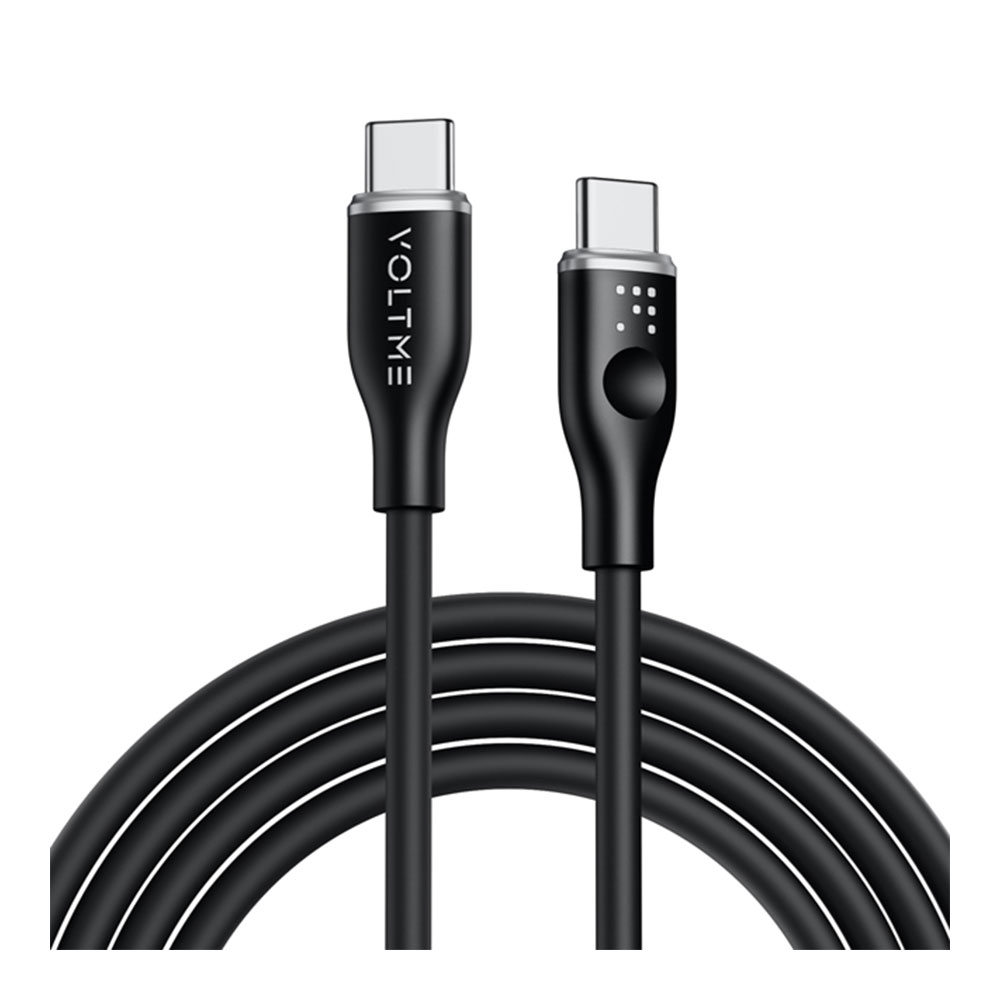 CHARGER CABLE (สายชาร์จ) VOLTME MOSS USB-C TO USB-C 100W 1.8M (C2037) (BLACK)