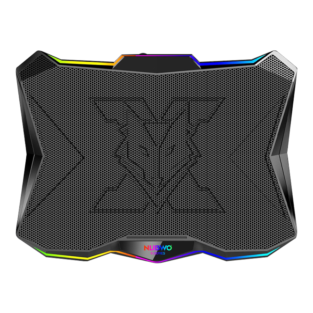 COOLING PAD (อุปกรณ์ระบายความร้อนโน้ตบุ๊ค) NUBWO NX-F1 SUBZERO (BLACK)