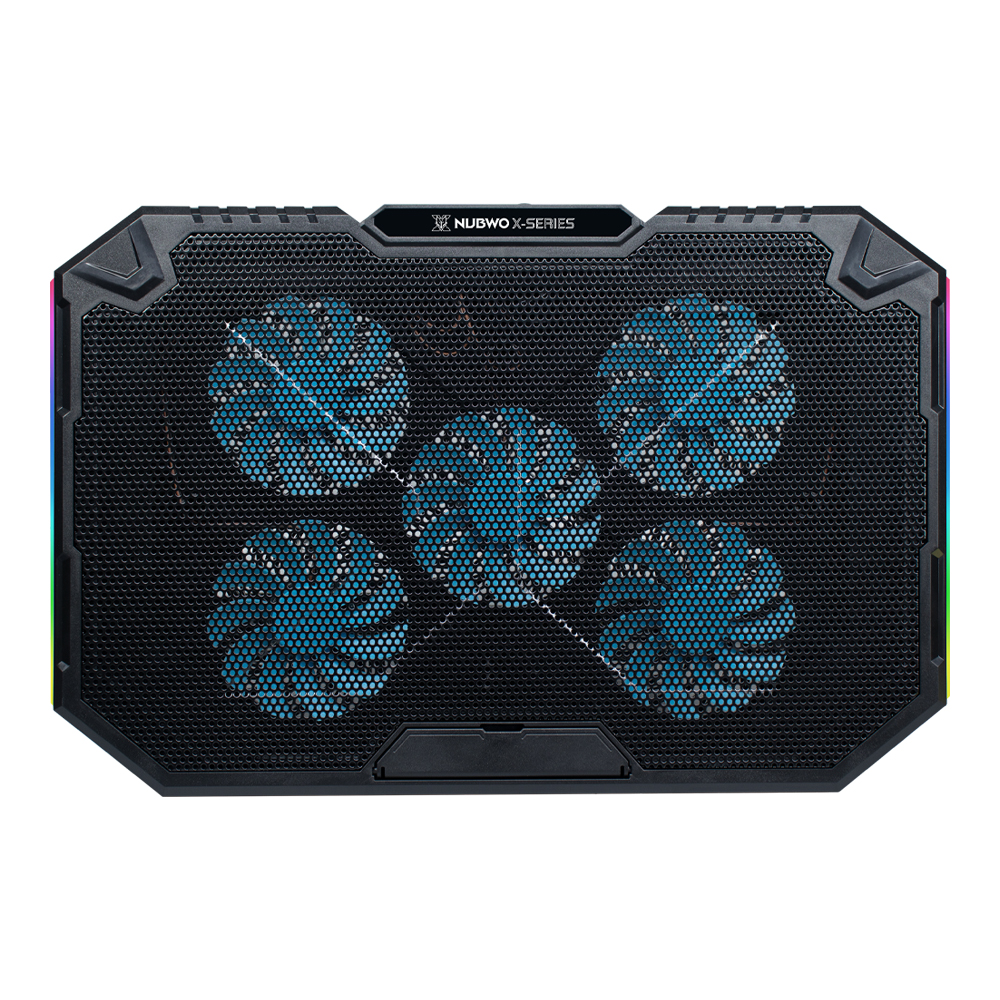 COOLING PAD (อุปกรณ์ระบายความร้อนโน้ตบุ๊ค) NUBWO NX-F3 ZONIX (BLACK)