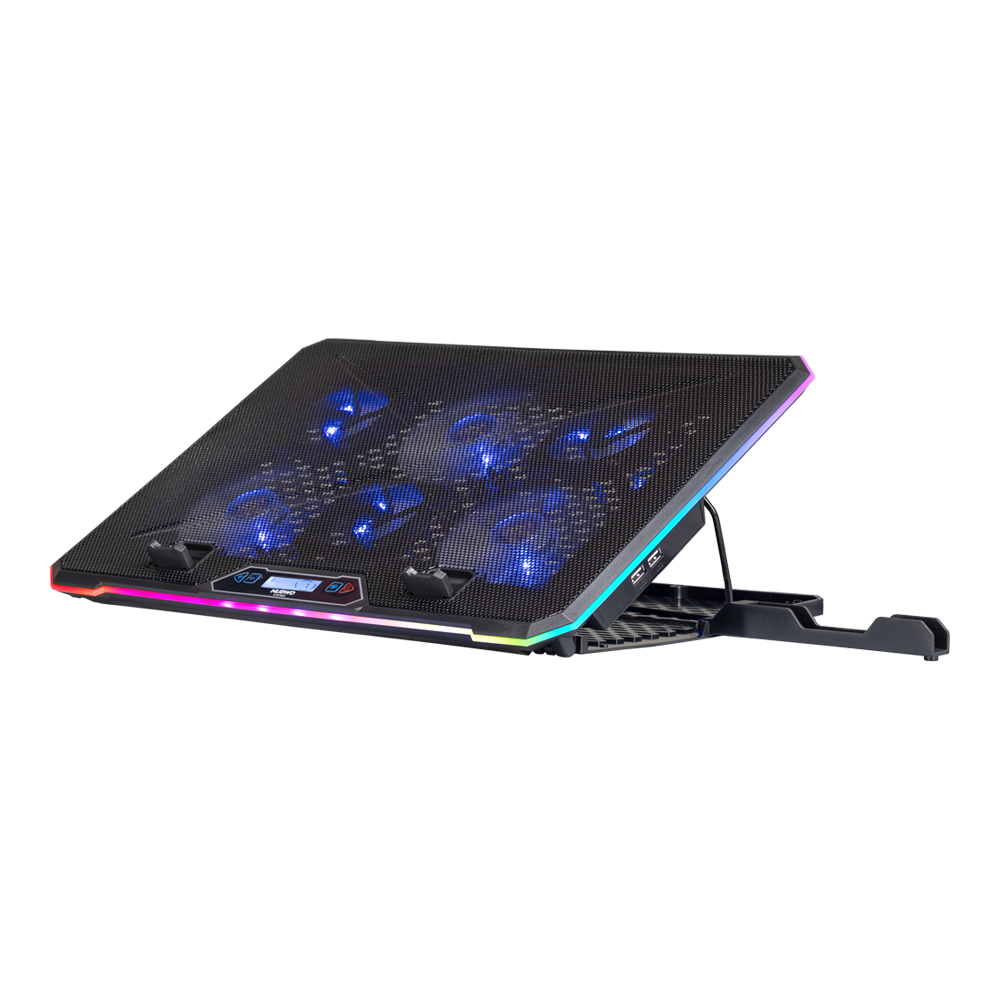 COOLING PAD (อุปกรณ์ระบายความร้อนโน้ตบุ๊ค) NUBWO NX-F4 FREEZER (BLACK)