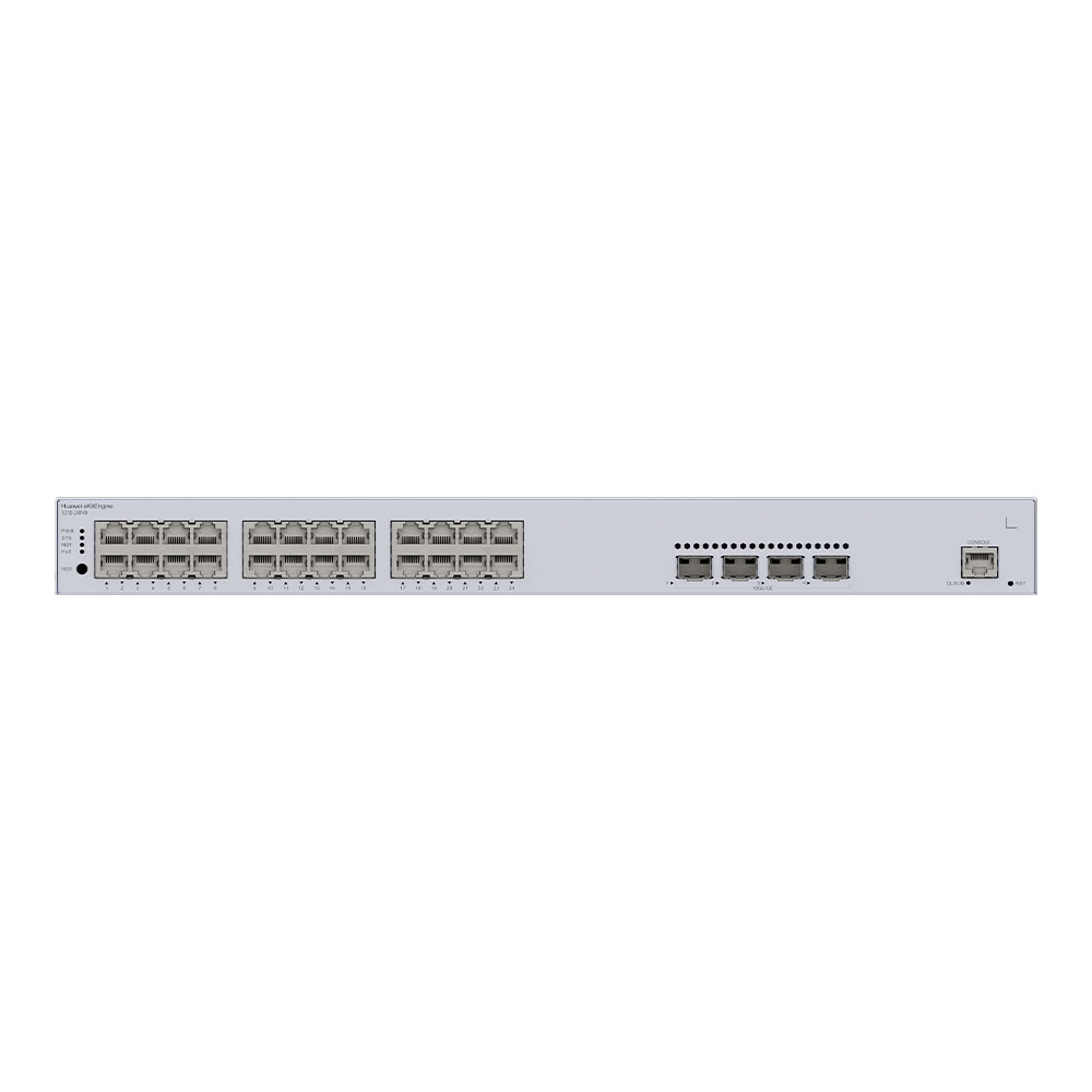 SWITCH (สวิตซ์) HUAWEI S310-24P4X (24*10/100/1000BASE-T PORTS(400W PoE+), 4*10GE SFP+ PORTS, BUILT-IN AC POWER) (98012382)