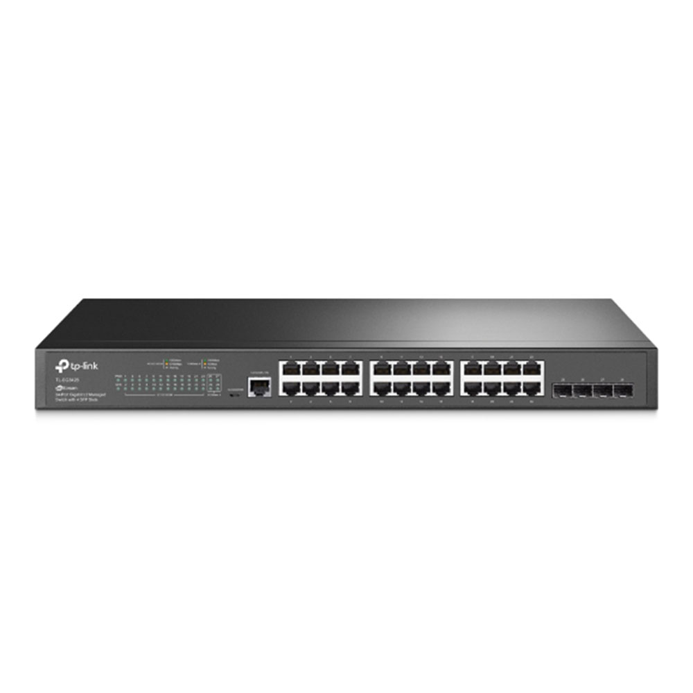 SWITCH (สวิตซ์) TP-LINK 2JETSTREAM 24-PORT GIGABIT L2 MANAGED SWITCH WITH 4 SFP SLOTS (SG3428)