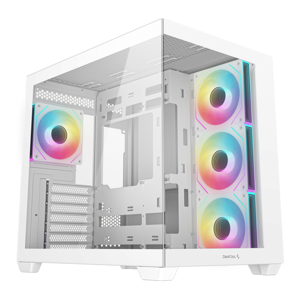 CASE (เคส) DEEPCOOL CG530 4F WH ATX - WHITE
