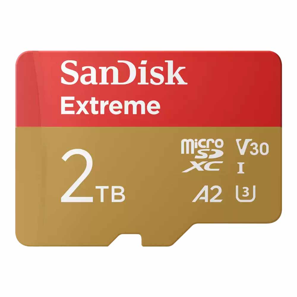 2 TB MICRO SD CARD (ไมโครเอสดีการ์ด) SANDISK EXTREME MICROSDXC CARD (SDSQXAV-2T00-GN6MN)