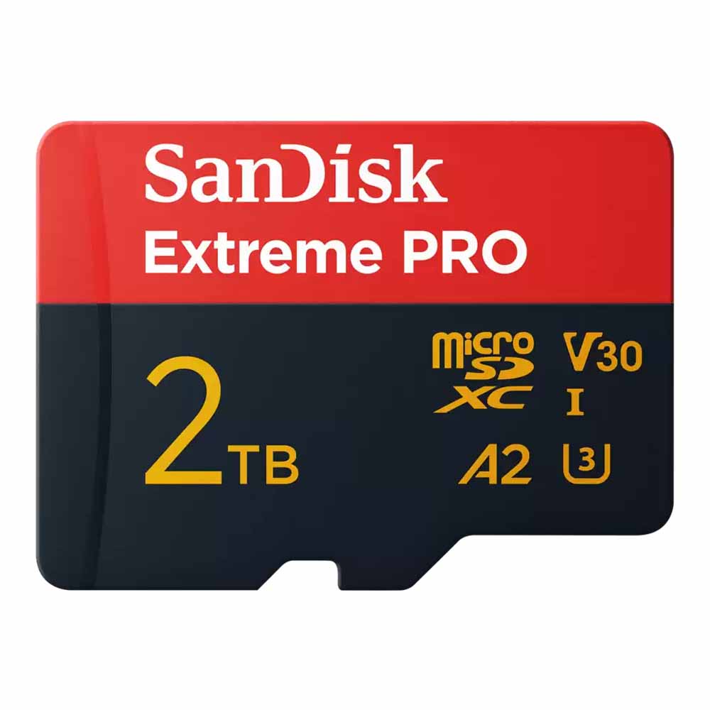 2 TB MICRO SD CARD (ไมโครเอสดีการ์ด) SANDISK EXTREME PRO MICROSDXC UHS-I CARD (SDSQXCD-2T00-GN6MA)