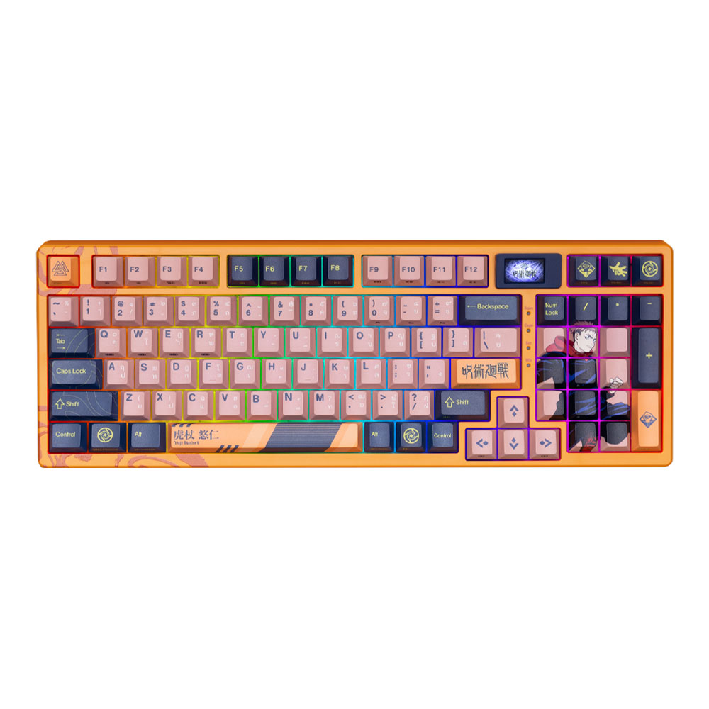 KEYBOARD (คีย์บอร์ด) EGA YUJI YJ-K1 (TACTILE SWITCH RGB EN/TH) (YJ-K1 TACTILE)