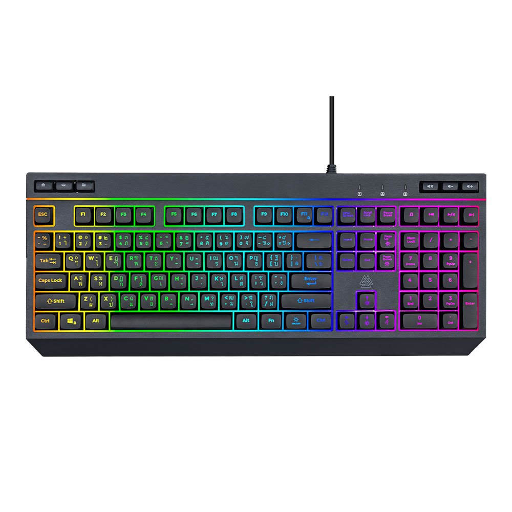 KEYBOARD (คีย์บอร์ด) EGA TYPE-K8 USB (BLACK)